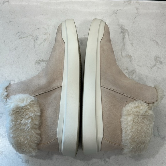 Cole Haan Womens Grandpro Rally Gray Slip On Dressy Ankle Suede Booties Shoes - Picture 13 of 16